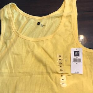 GAP Yellow Tank Top (New) XLarge